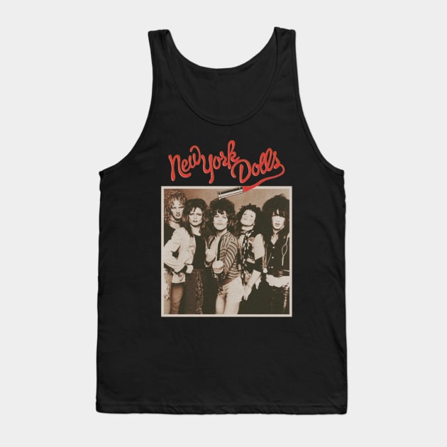 new york dolls retro 90s Tank Top by Deconstructing Comics